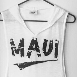 Aloha Maui Hoodie T shirt Sleeveless
